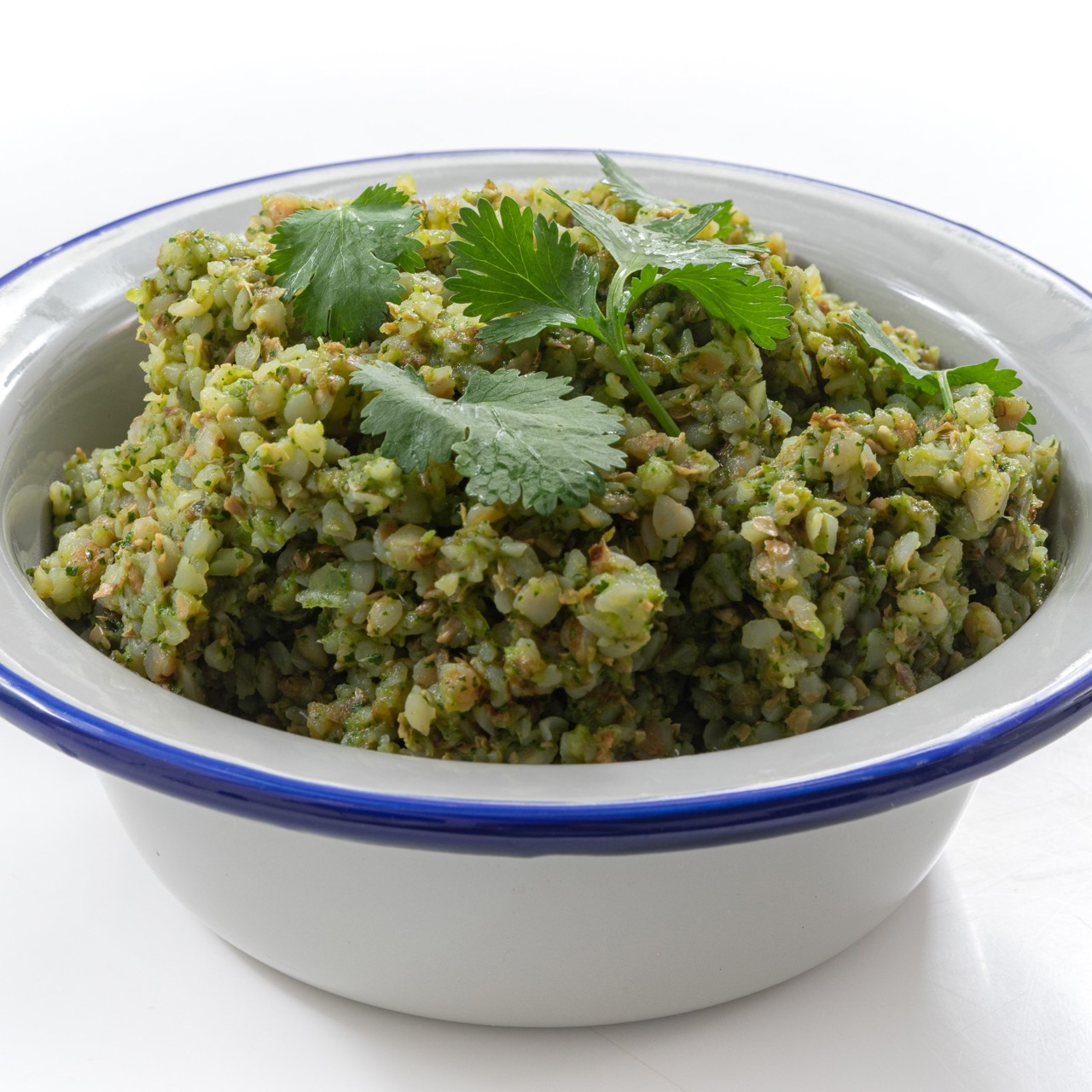 Гречка с ближневосточным соусом схуг