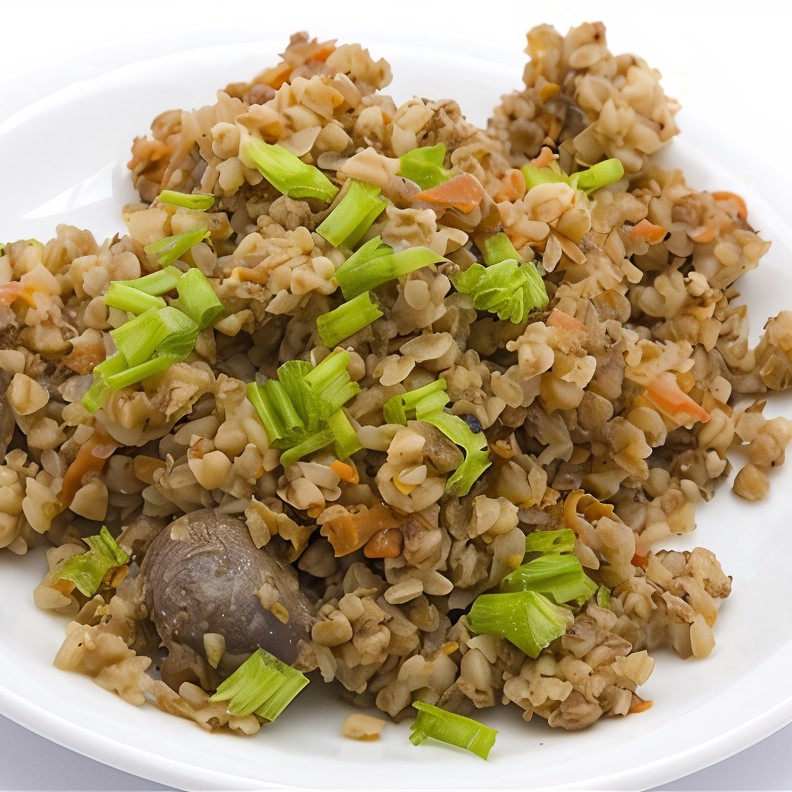 Гречневая каша с луком на пару