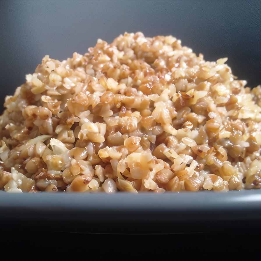 Гречневая каша с пассерованным луком