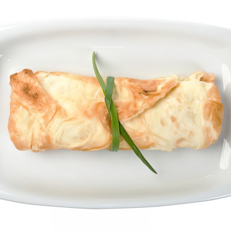 Гречневые блины с яйцами, ветчиной и грюйером