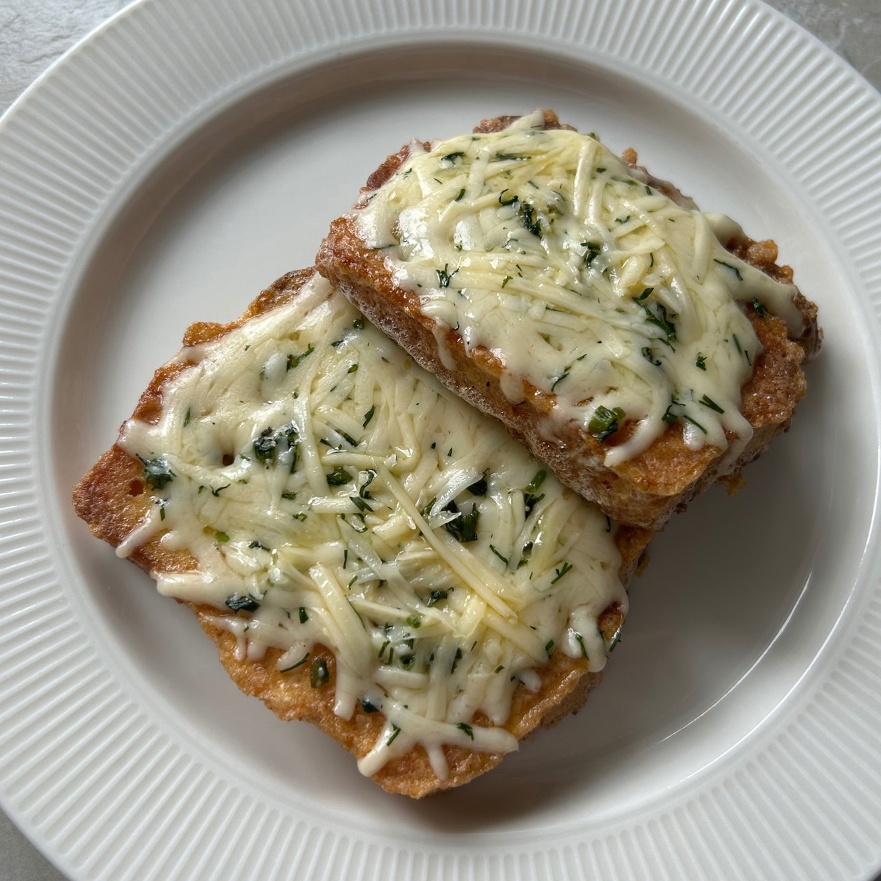 Гренки с сыром