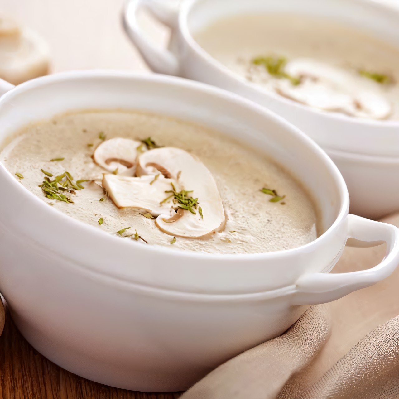 Грибная похлебка с тмином