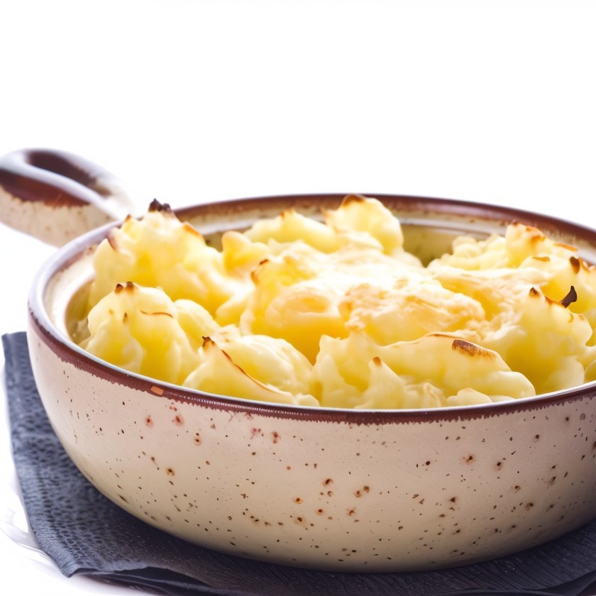 Грибной пудинг со сметаной