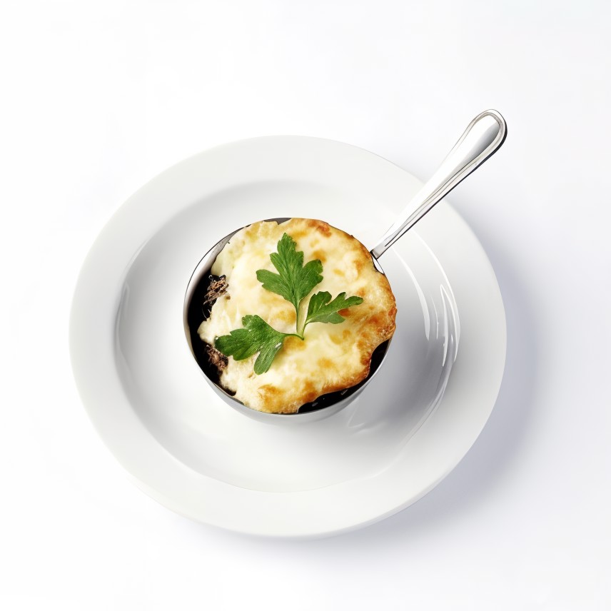 Грибной жюльен со сметаной