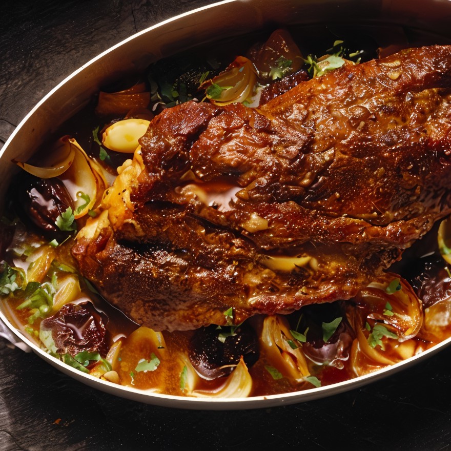 Грудинка с цимесом