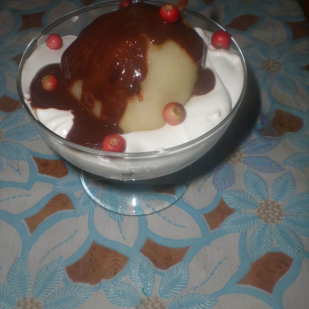 Груша в шоколаде