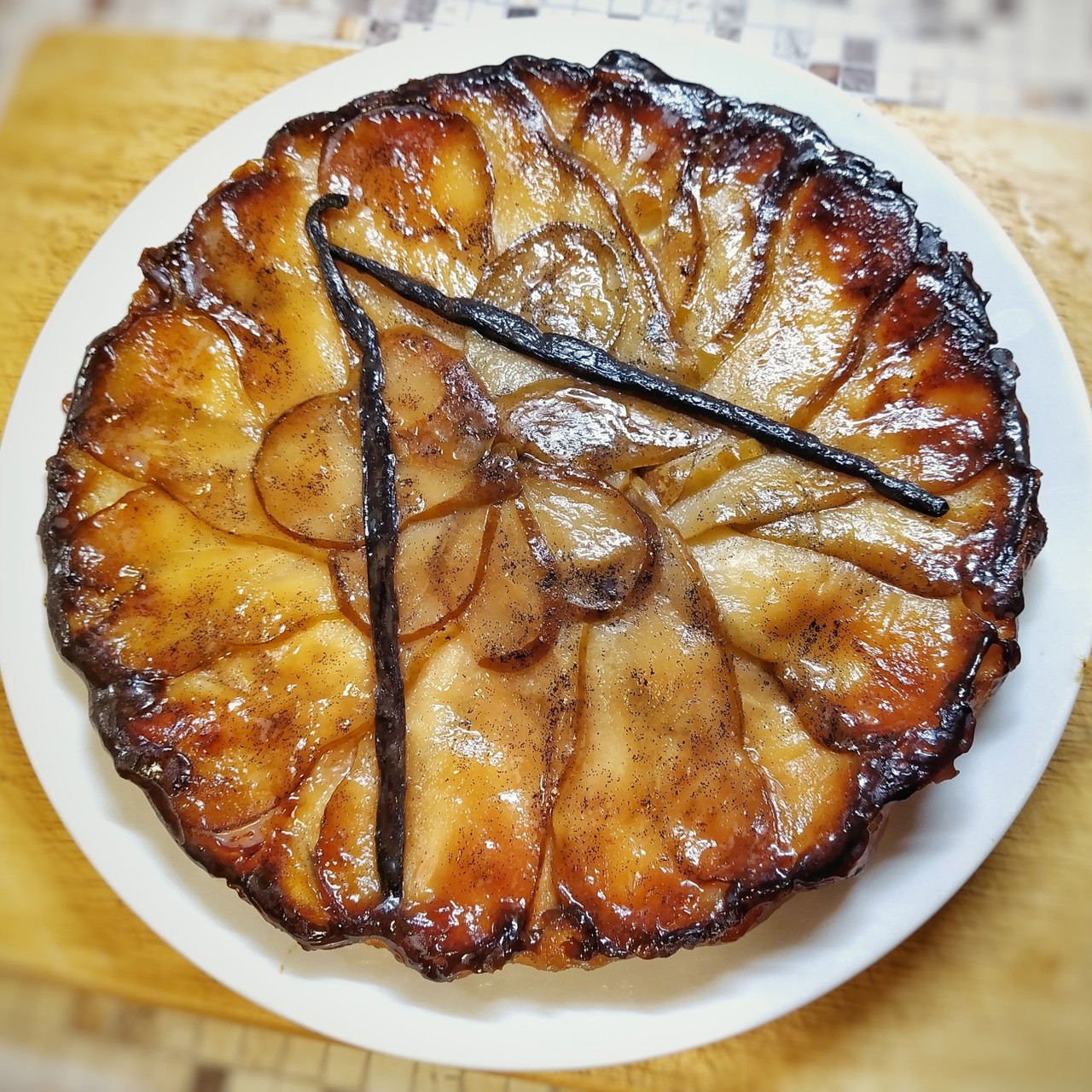 Грушевый пирог-перевертыш