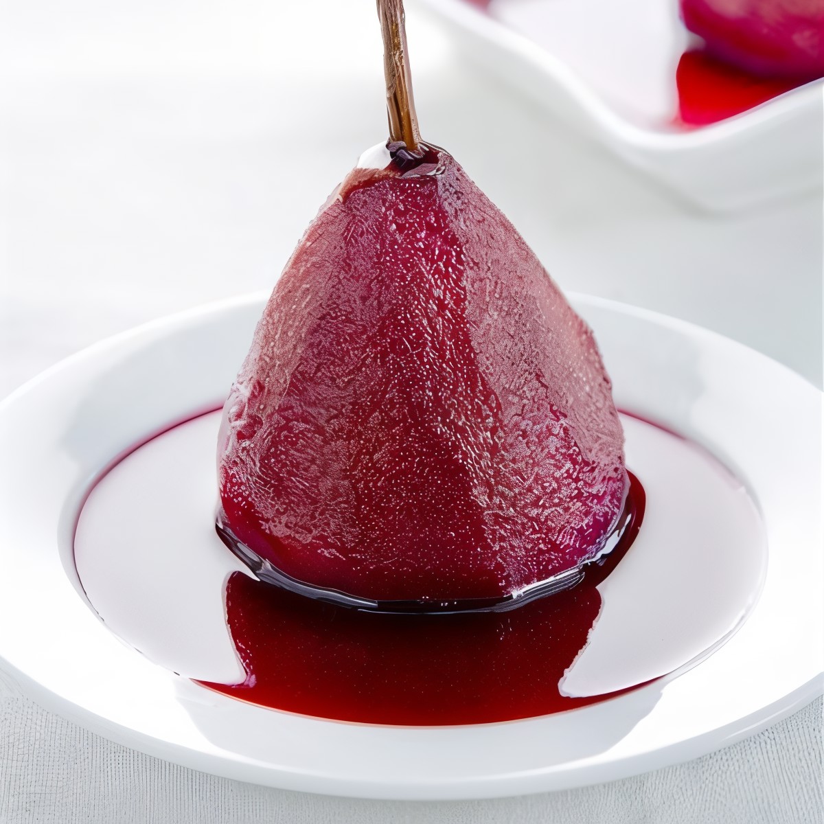 Груши в красном вине