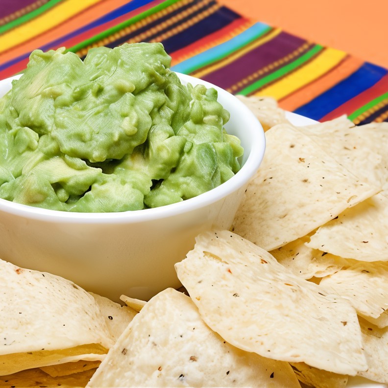 Гуакамоле с базиликом и шалотом