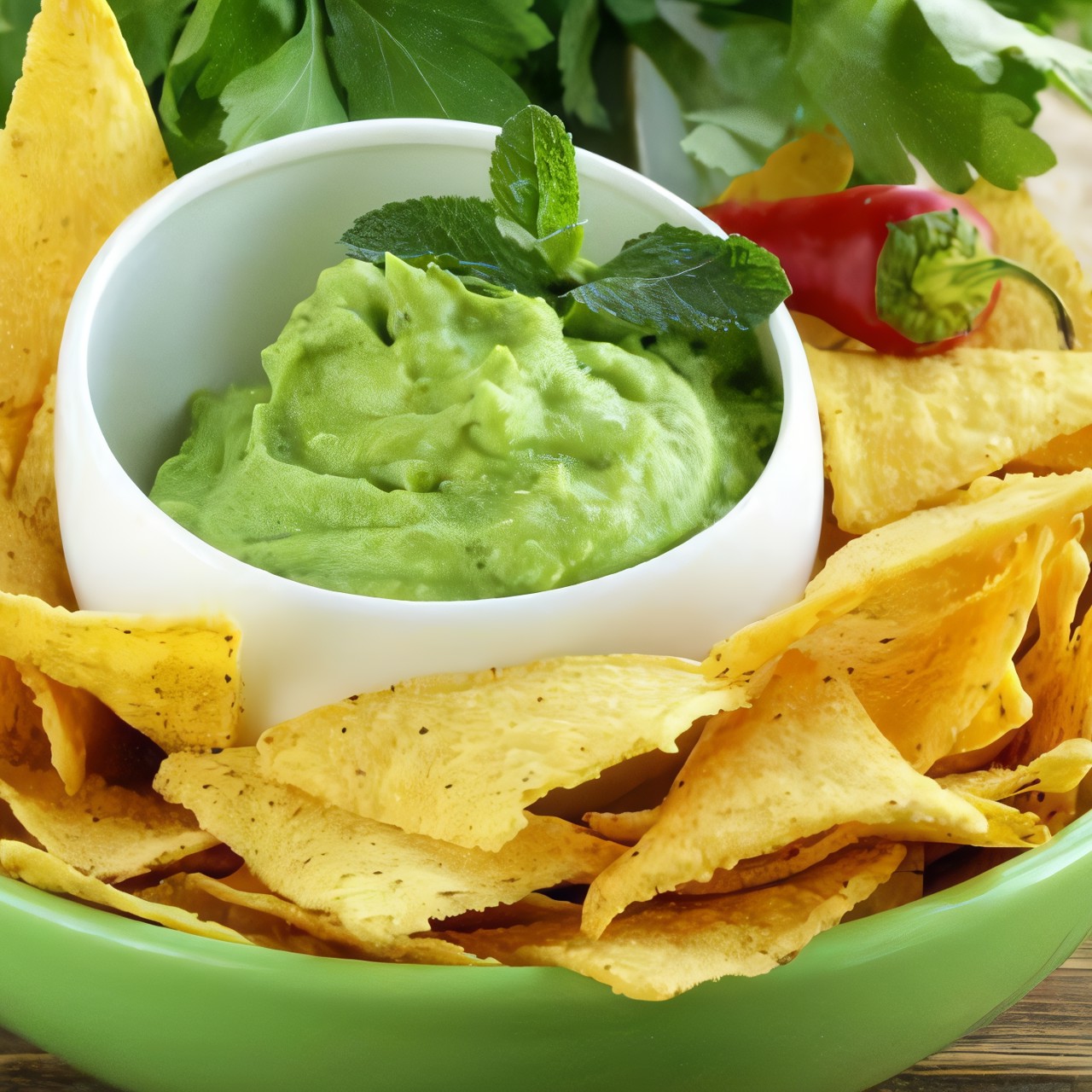 Гуакамоле с оливками