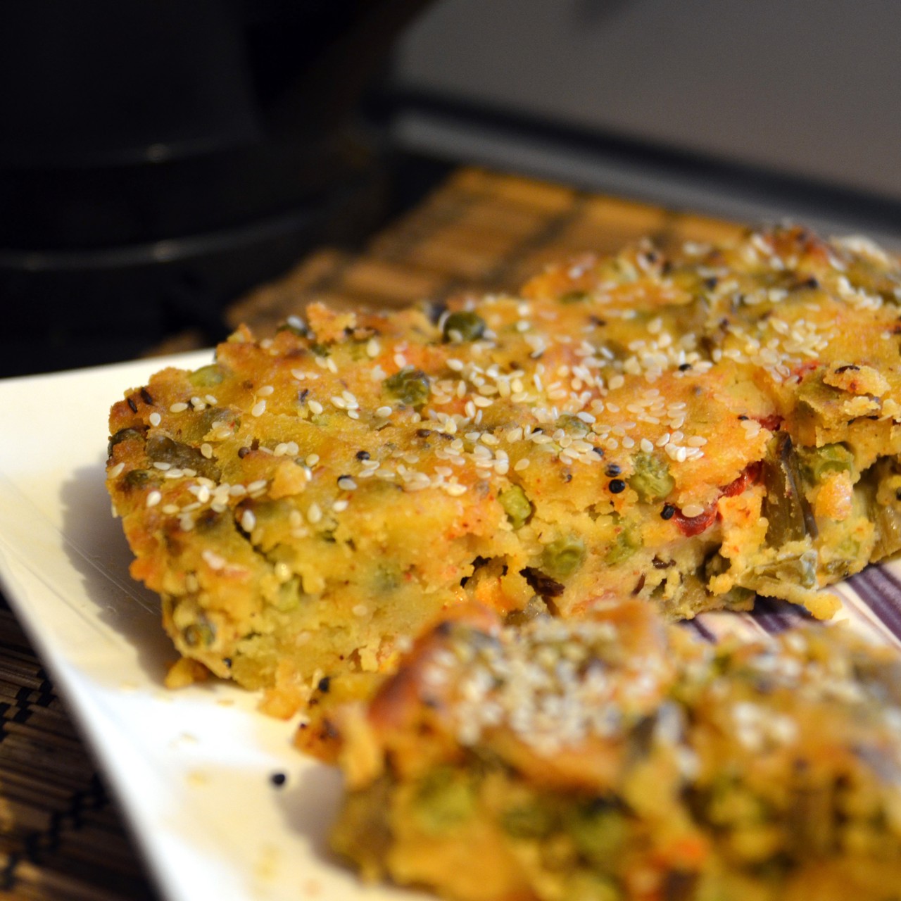 Гуджаратский овощной пирог