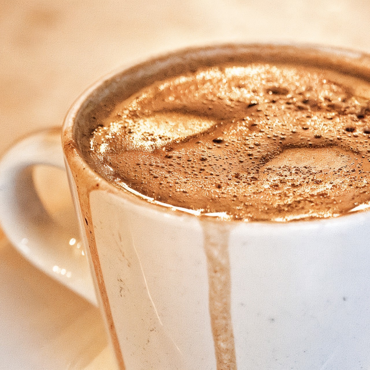 Густой горячий шоколад