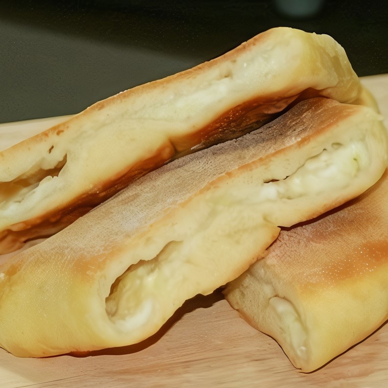 Хачапури с чесноком