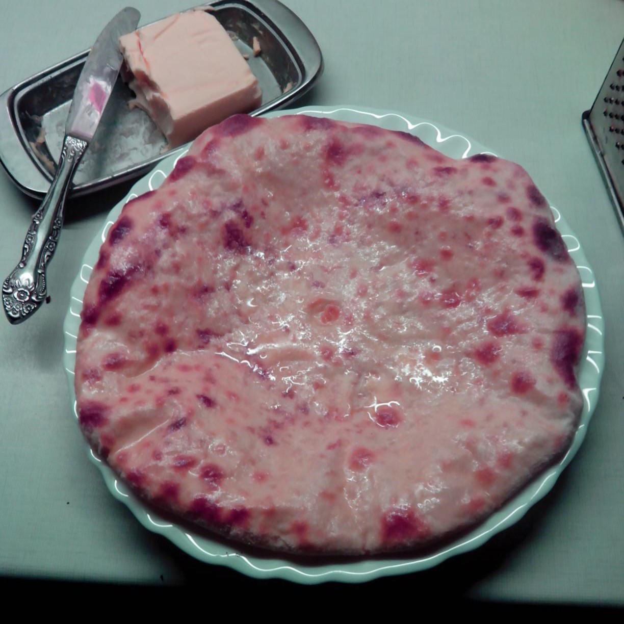 Хачапури с сулугуни на кефире