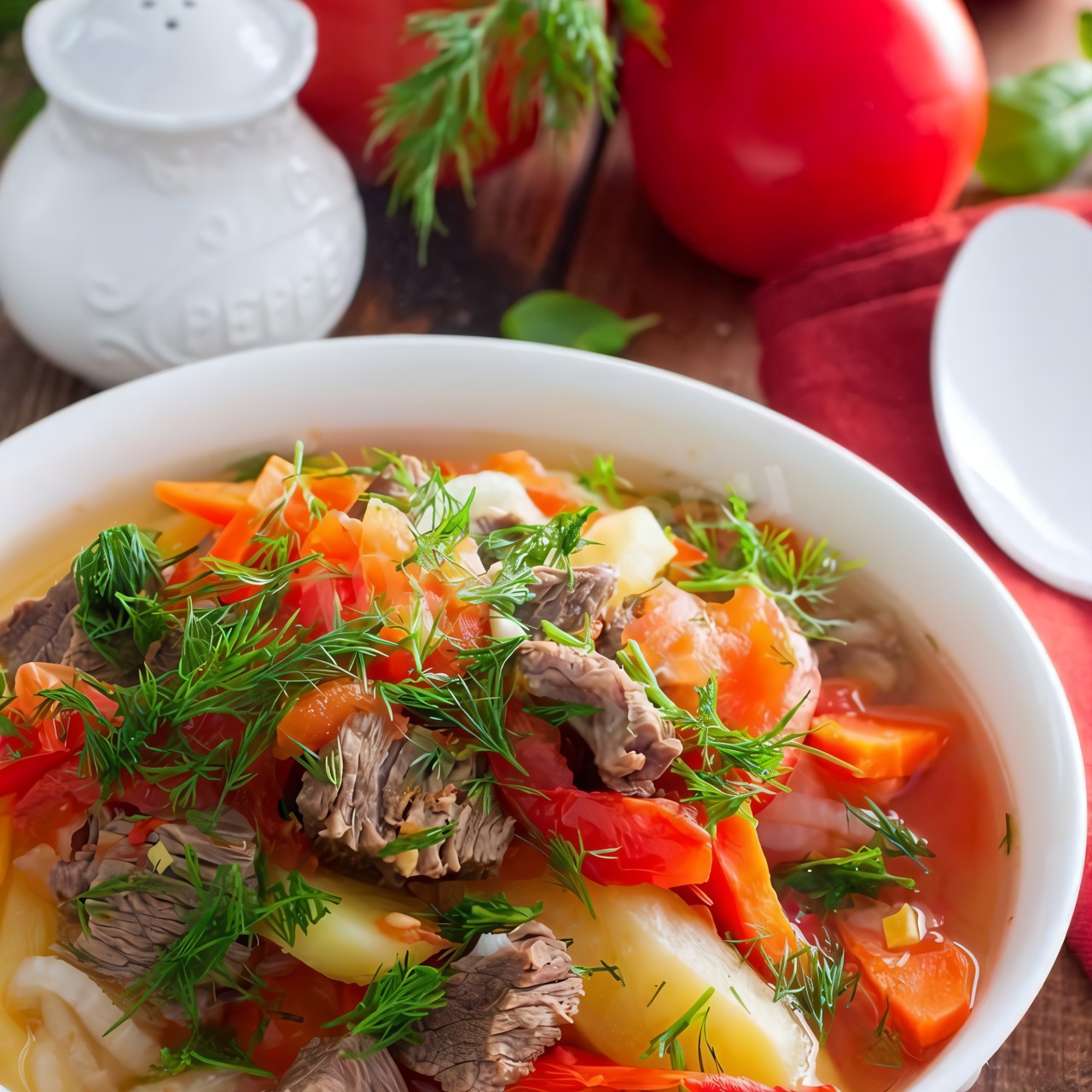 Хашлама из говядины