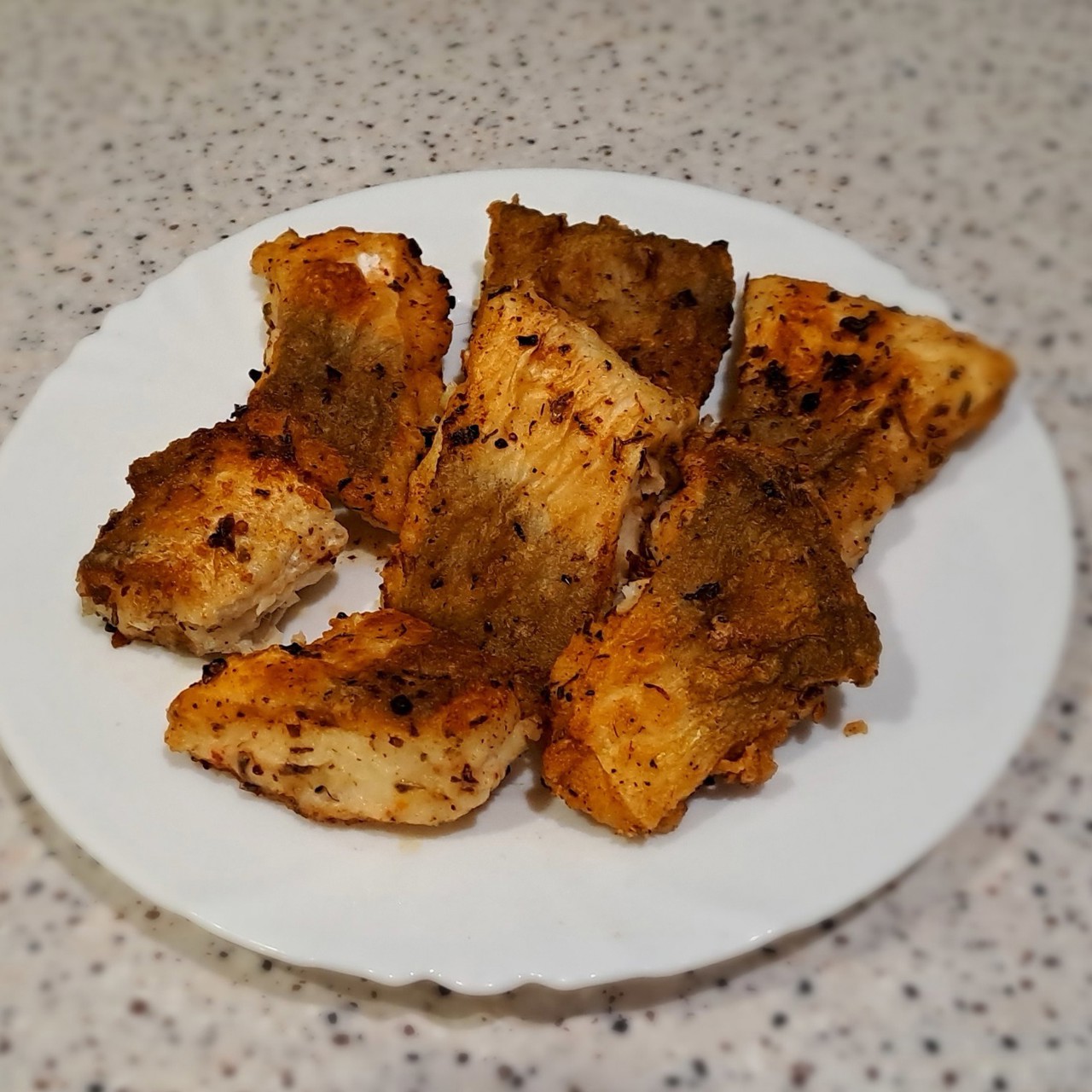 Хек жаренный