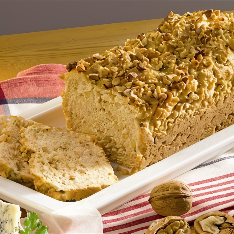 Хлеб из феты с грецкими орехами