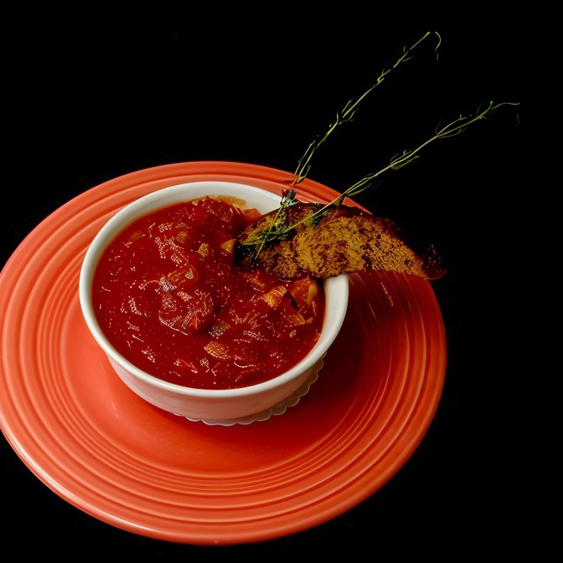 Хлебно-томатный суп