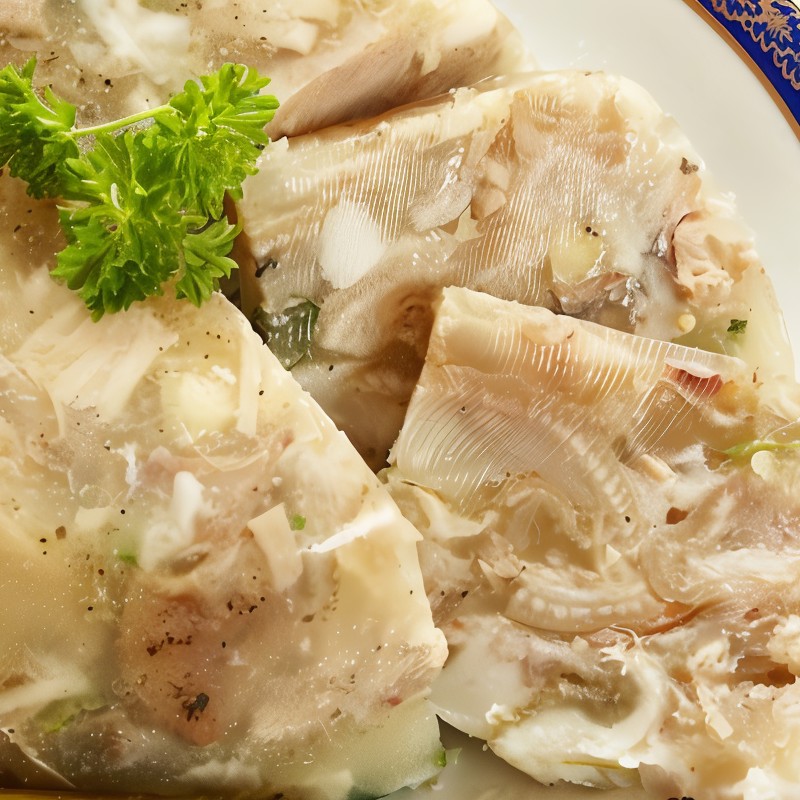 Холодец из телятины и куриных потрошков