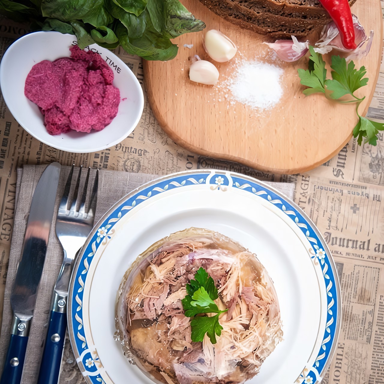 Холодец сборный