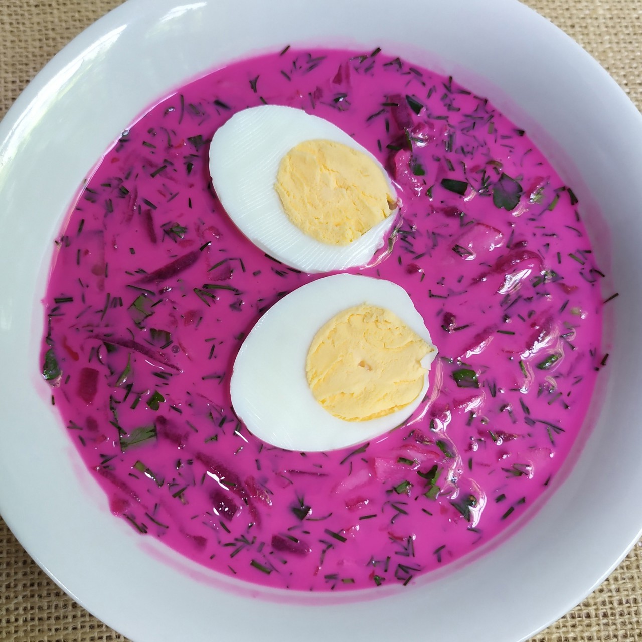 Холодный свекольный суп