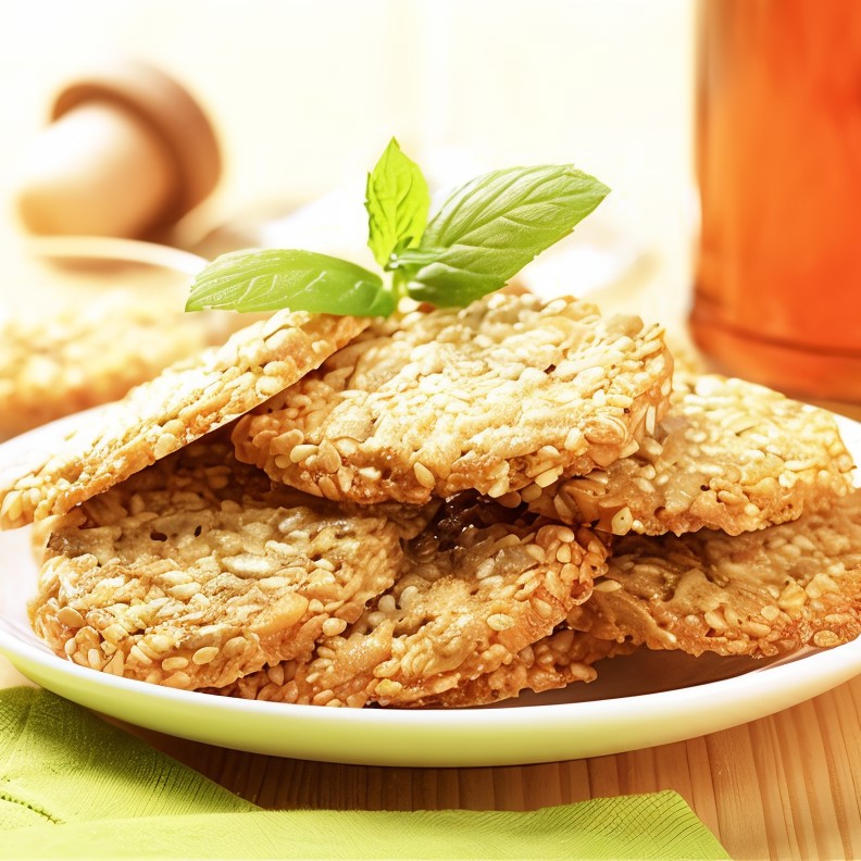 Хрустящая закуска из семечек