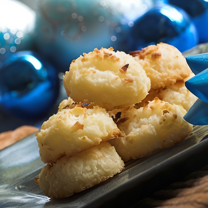 Хрустящее кокосовое печенье