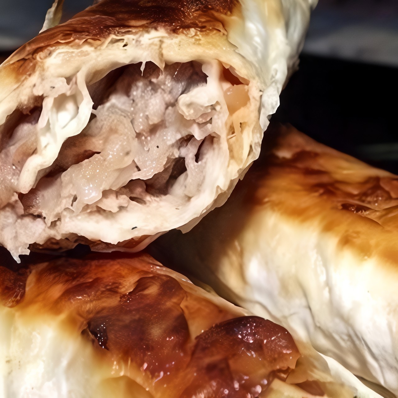 Хрустящие трубочки из лаваша