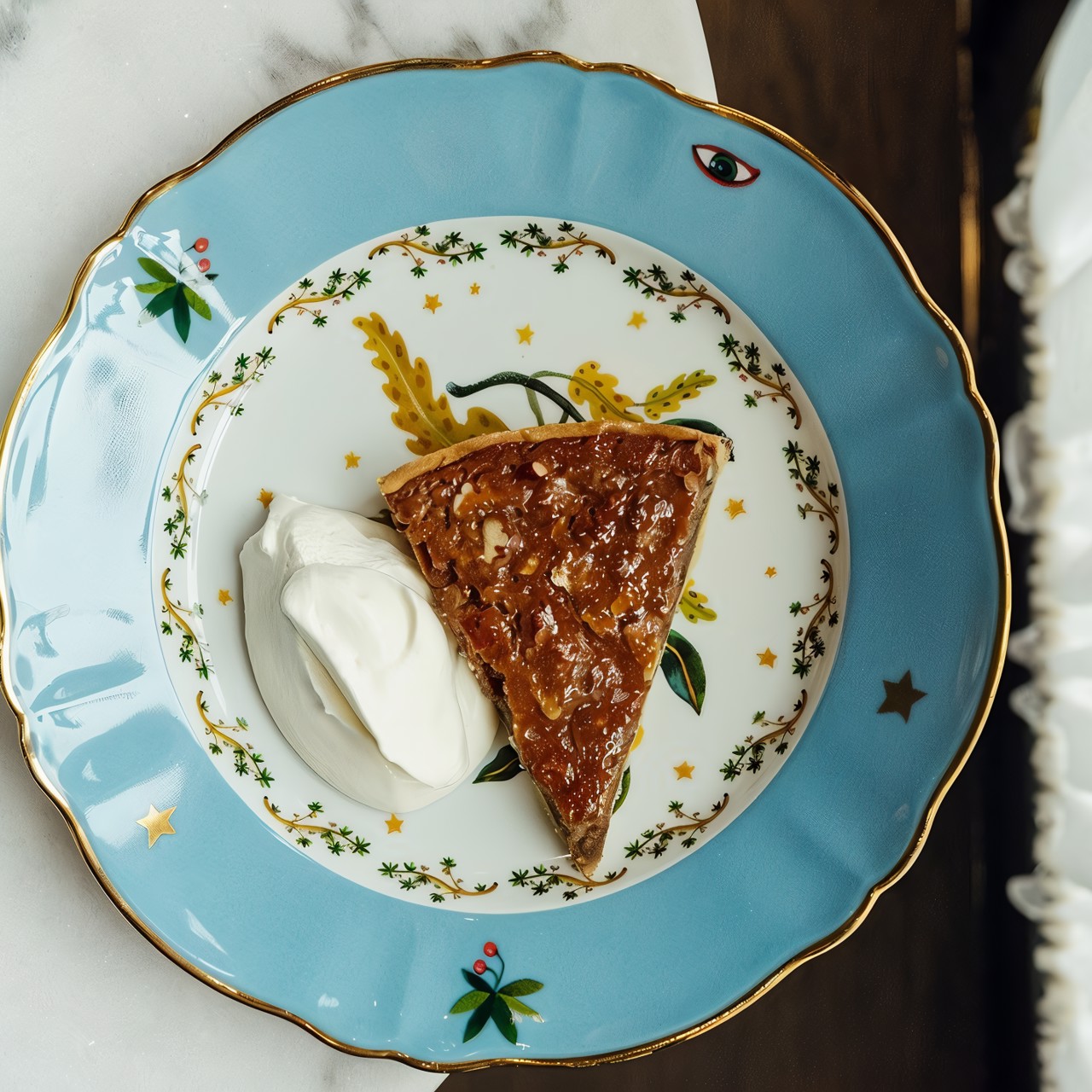 Хрустящий тарт с орехами пекан