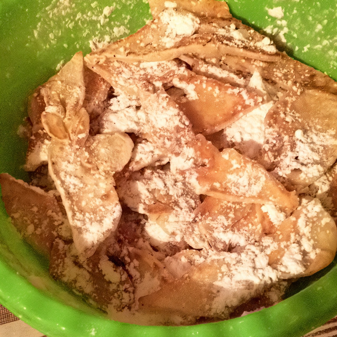 Хворост с обезжиренным кефиром