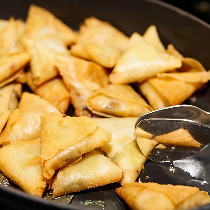 Хворост с орехами