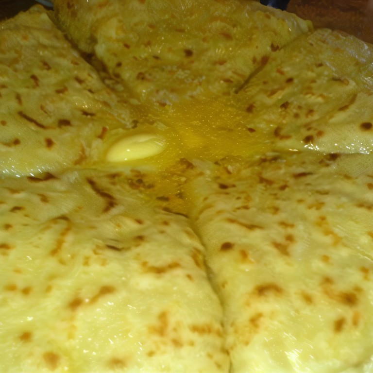 Хычины c домашним сыром и картофелем