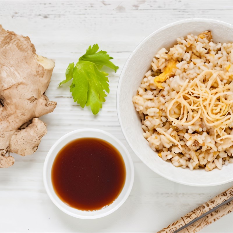 Имбирный жареный рис