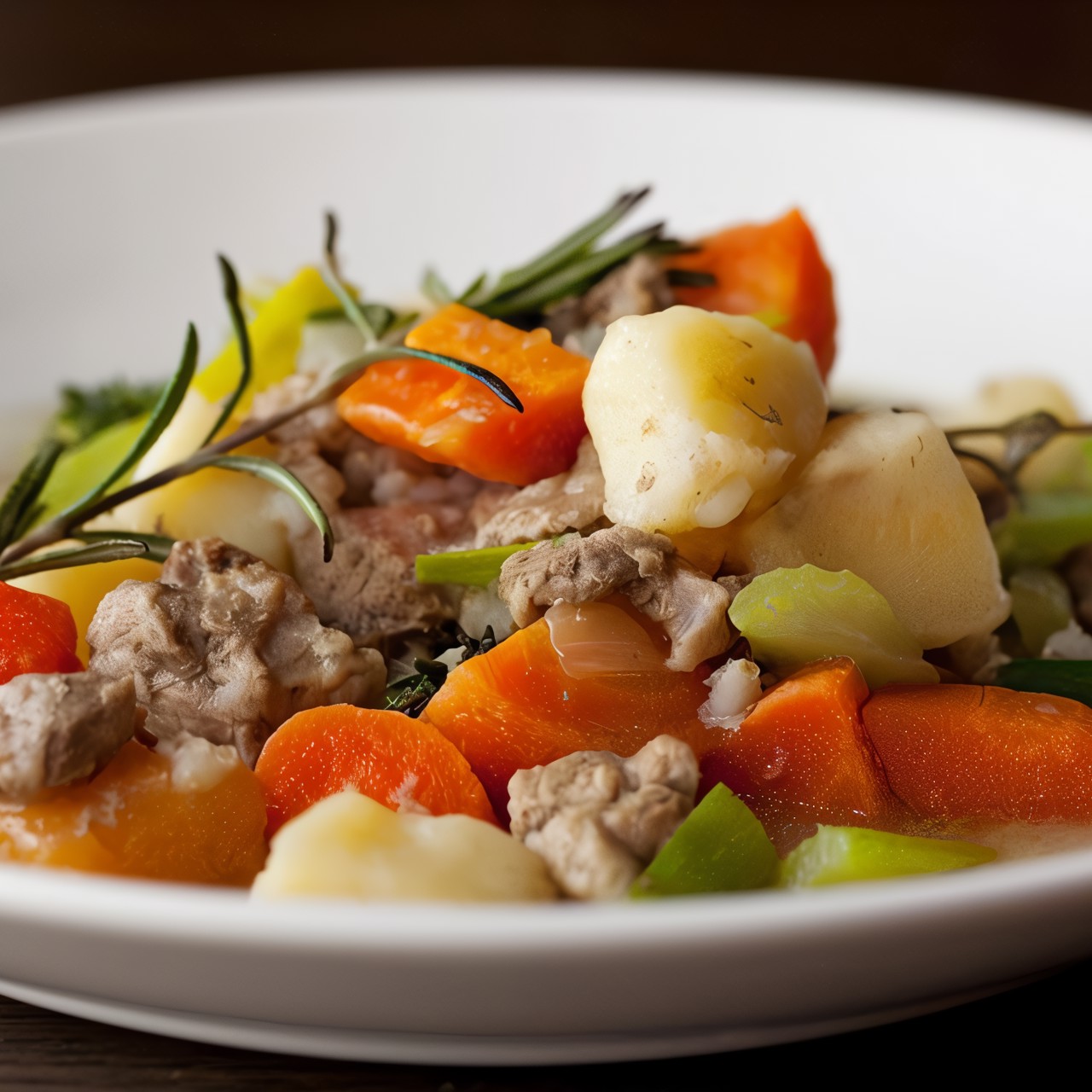 Ирландское рагу с говядиной и картофелем