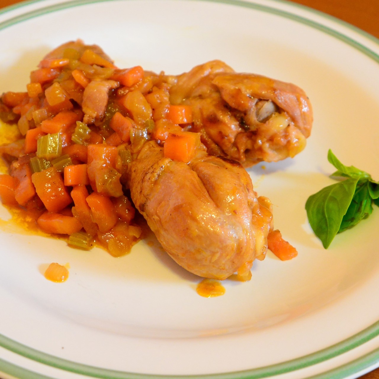 Итальянская курица по-охотничьи