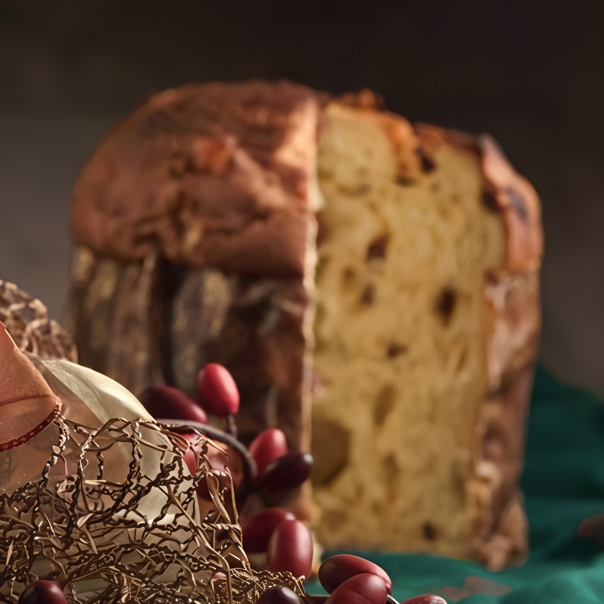 Итальянский рождественский пирог с кедровыми орешками