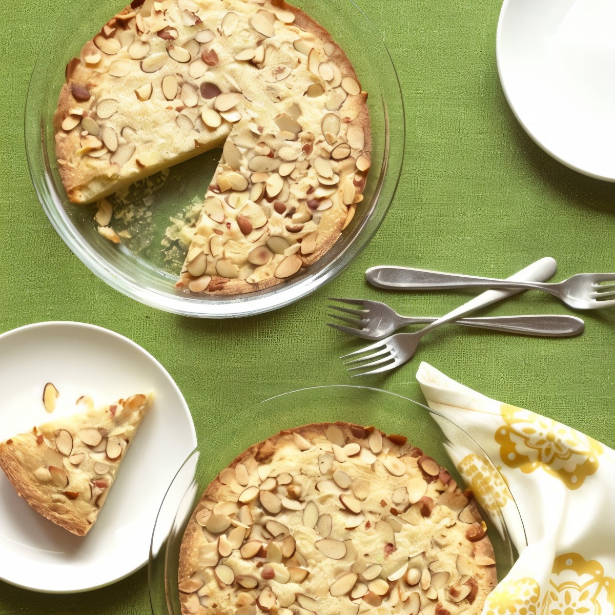 Итальянское миндальное пирожное