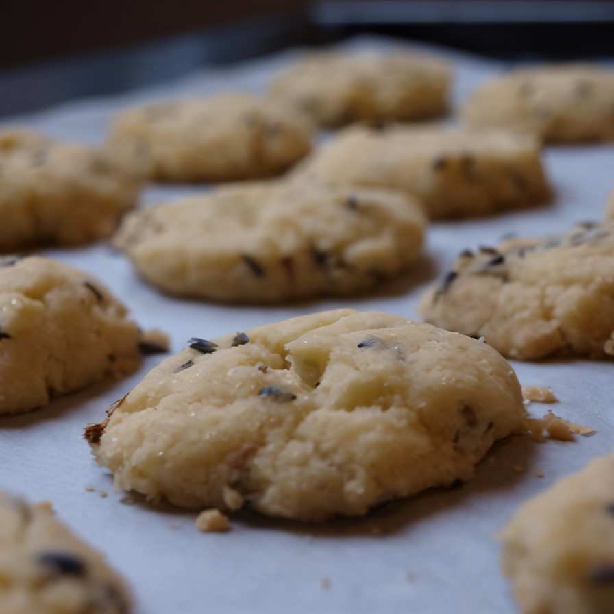 Итальянское печенье фролини с лавандой