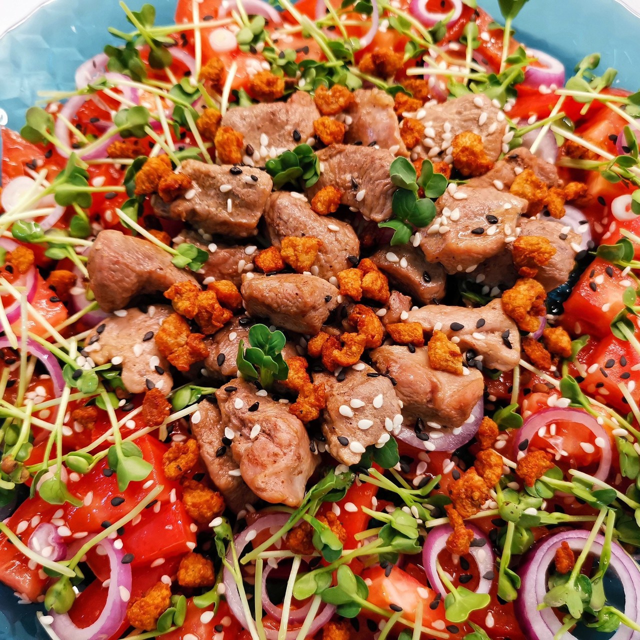 Итальянский салат с уткой