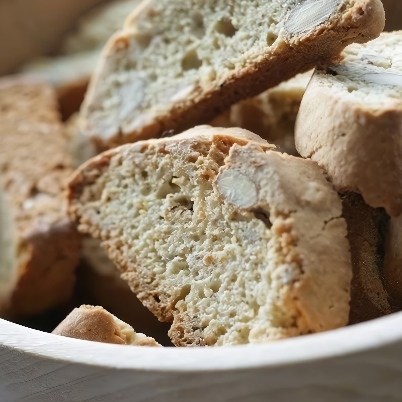 Итальянское печенье «Бискотти» с орехами и лимоном