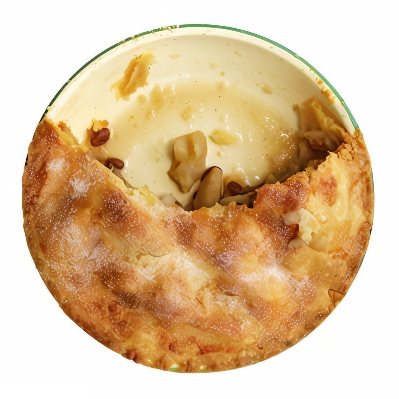 Яблочная шарлотка с корицей и изюмом