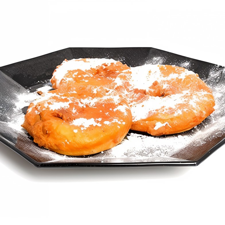 Яблочные оладьи с корицей