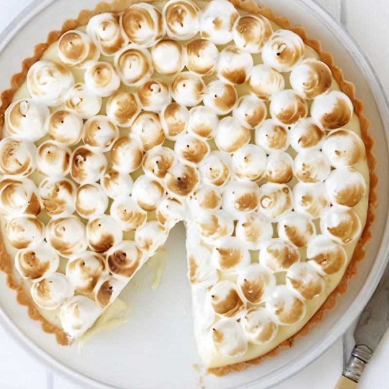 Яблочный пай с меренгой