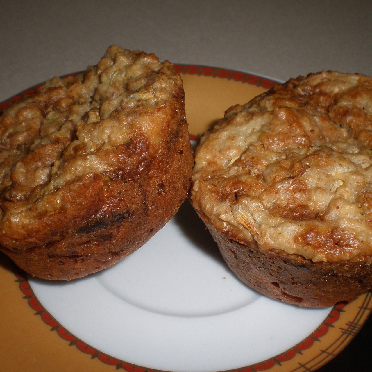 Яблочно-кабачковые маффины