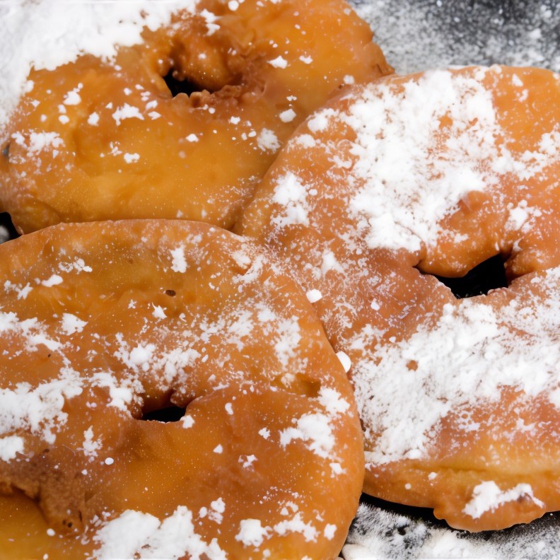 Яблоки в тесте с ромом