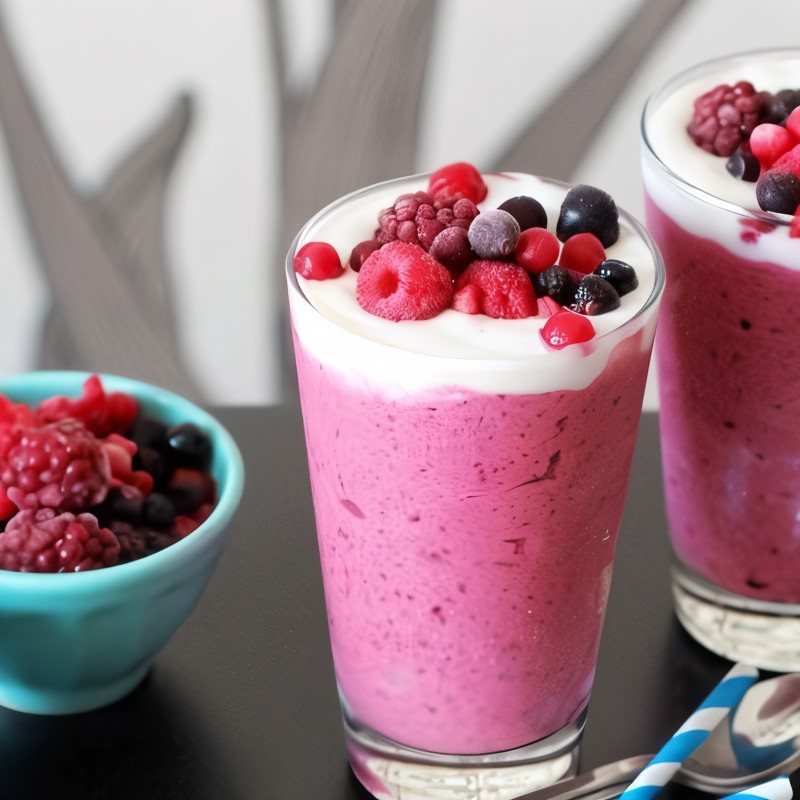 Ягодно-творожный мусс