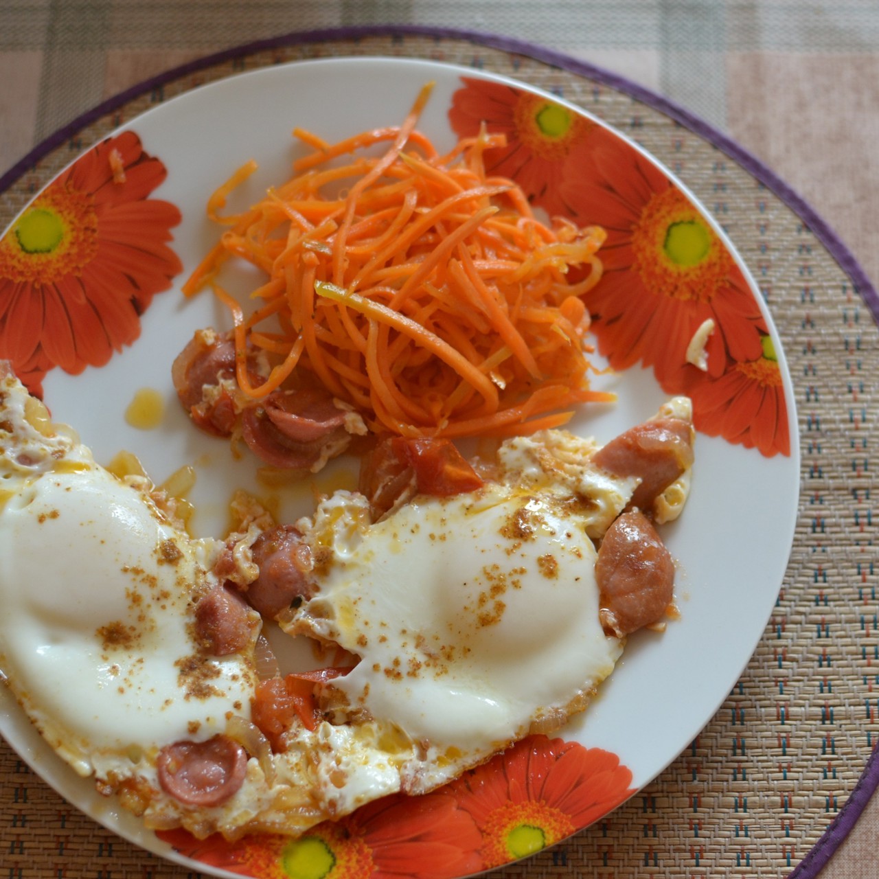 Яичница по–корейски