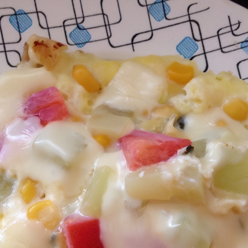 Яичница с овощами