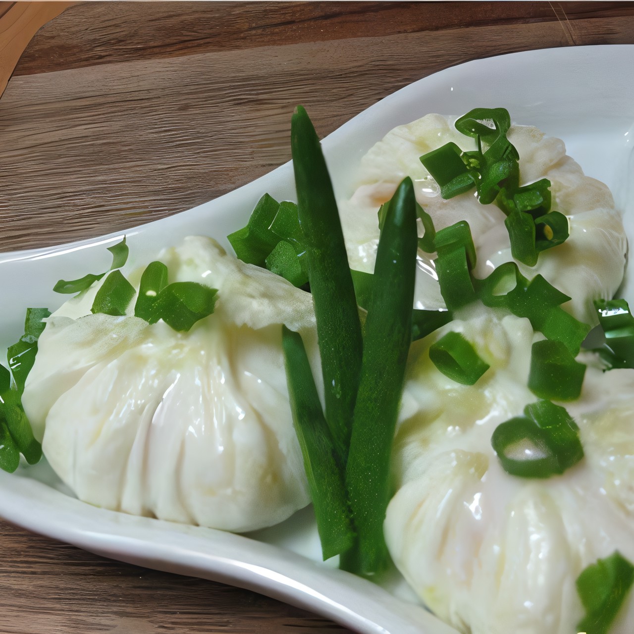 Яйца пашот в пленке