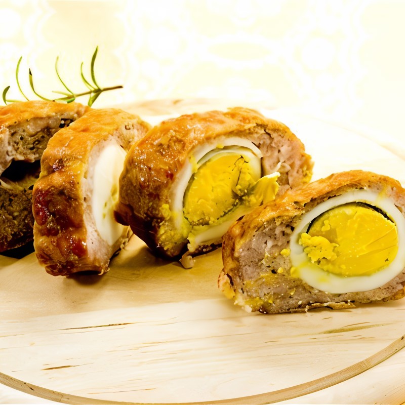 Яйца по-шотландски со специями